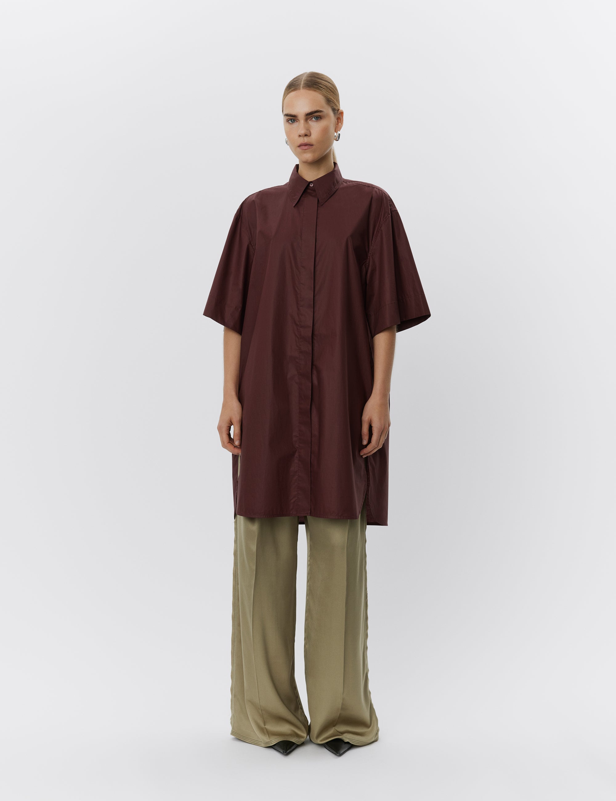 DAY Birger ét Mikkelsen Stanton - Cotton Chintz Kjole 191317 Bitter Chocolate