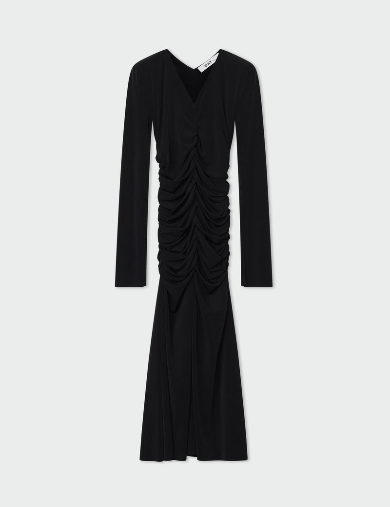 DAY Birger ét Mikkelsen Stefani - Delicate Stretch Dress 190303 BLACK
