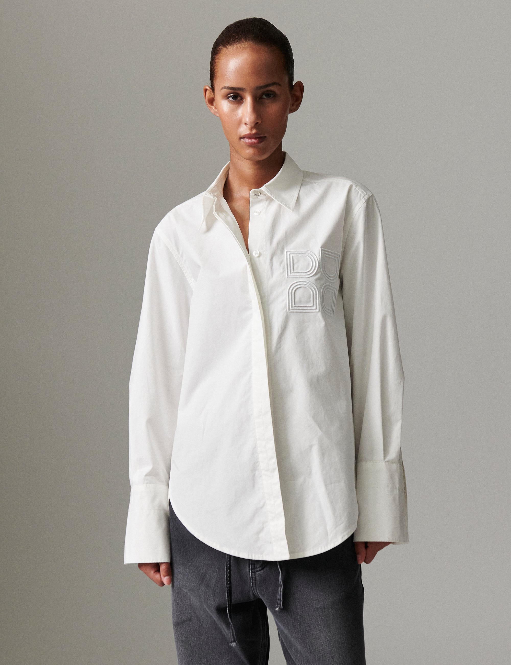 DAY Birger ét Mikkelsen Stella - Poplina Shirts & Blouses 114001 Brilliant White