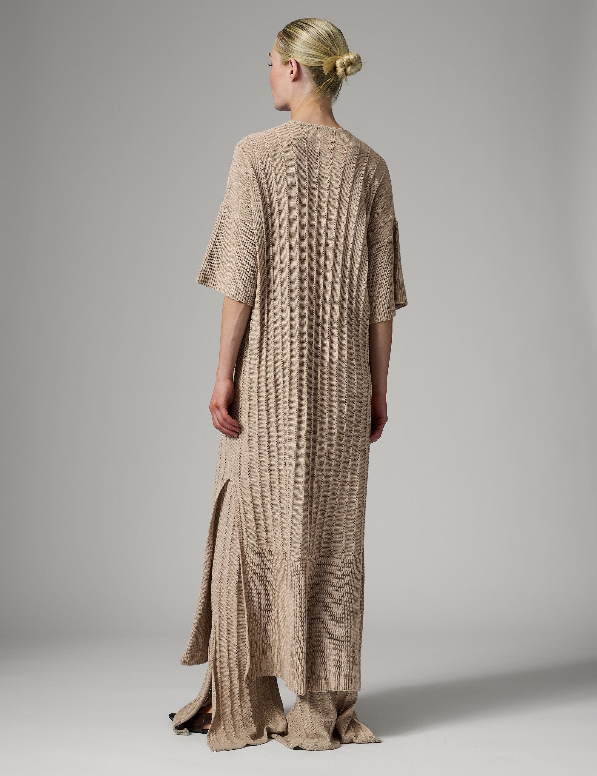 DAY Birger ét Mikkelsen Stellan - Summer Linen Kjole 161407 COBBLESTONE