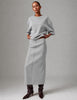 Suzie - Scuba - Nederdel - Light Grey Melange
