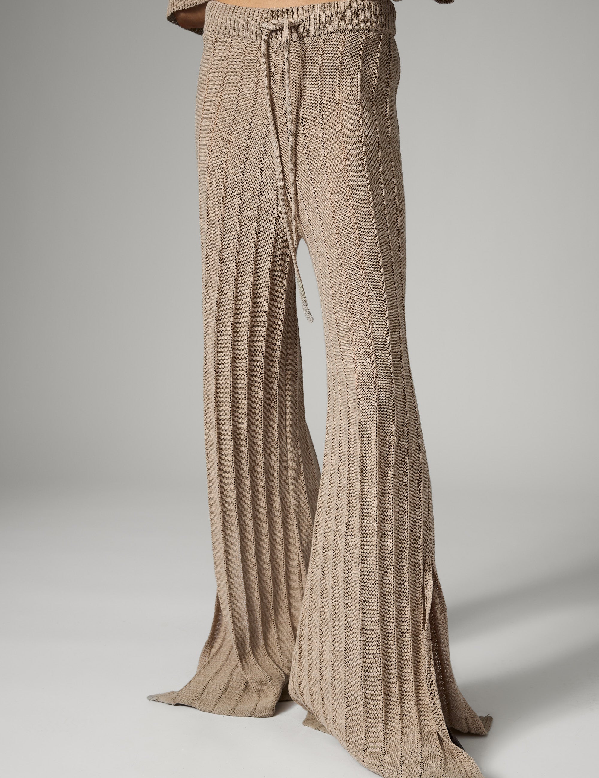 DAY Birger ét Mikkelsen Tachia - Summer Linen Bukser 161407 COBBLESTONE