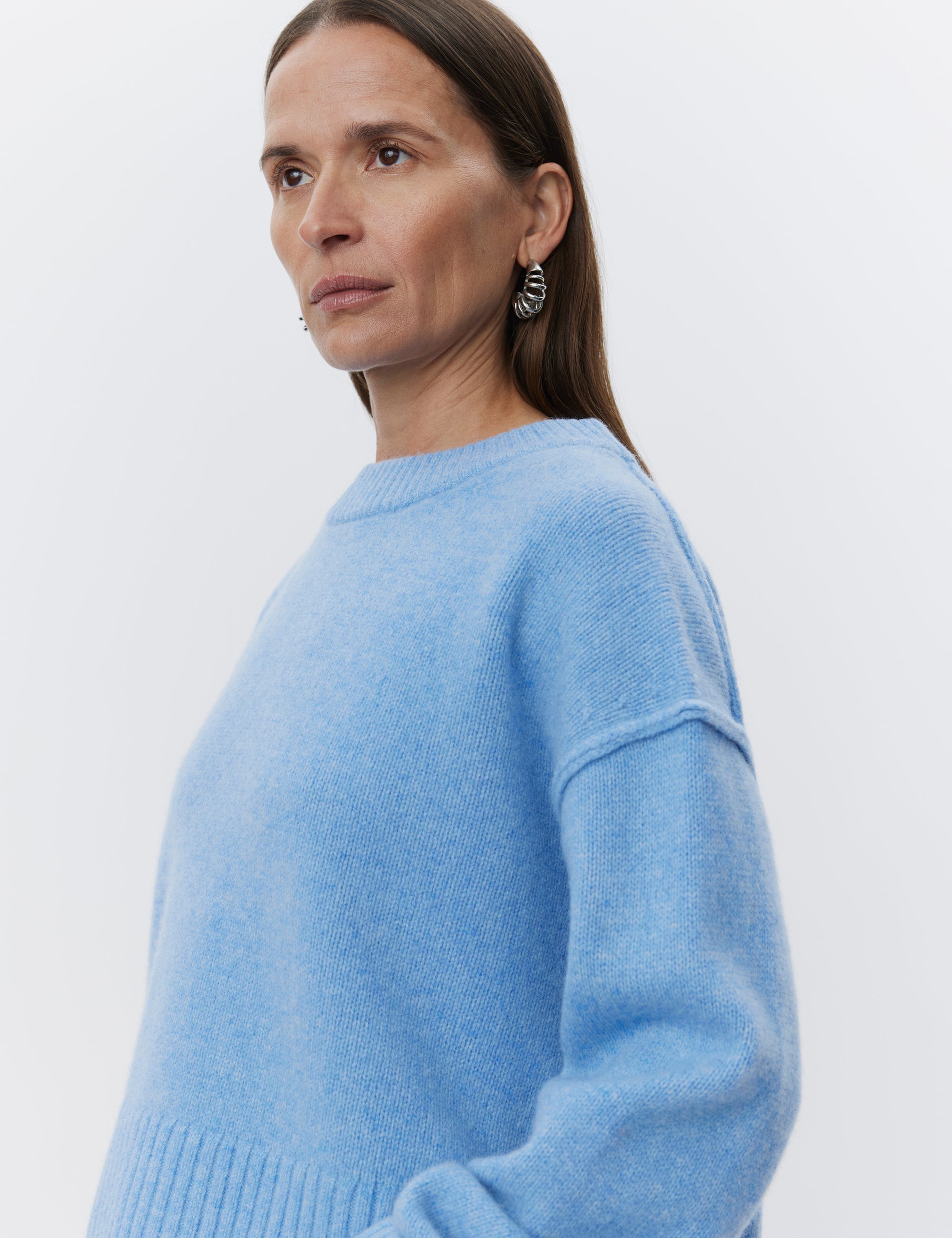 DAY Birger ét Mikkelsen Ulrikke - Soft Lamb Pullover 500034 BLUE MELANGE