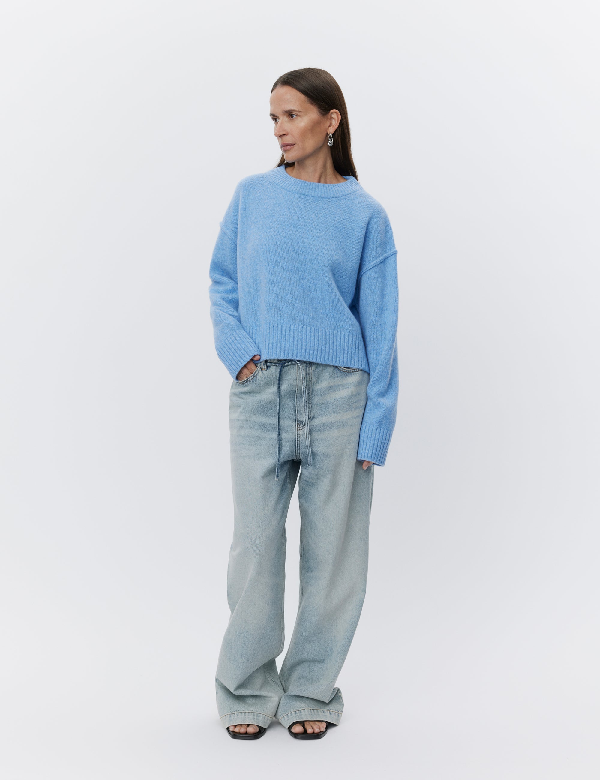 DAY Birger ét Mikkelsen Ulrikke - Soft Lamb Pullover 500034 BLUE MELANGE