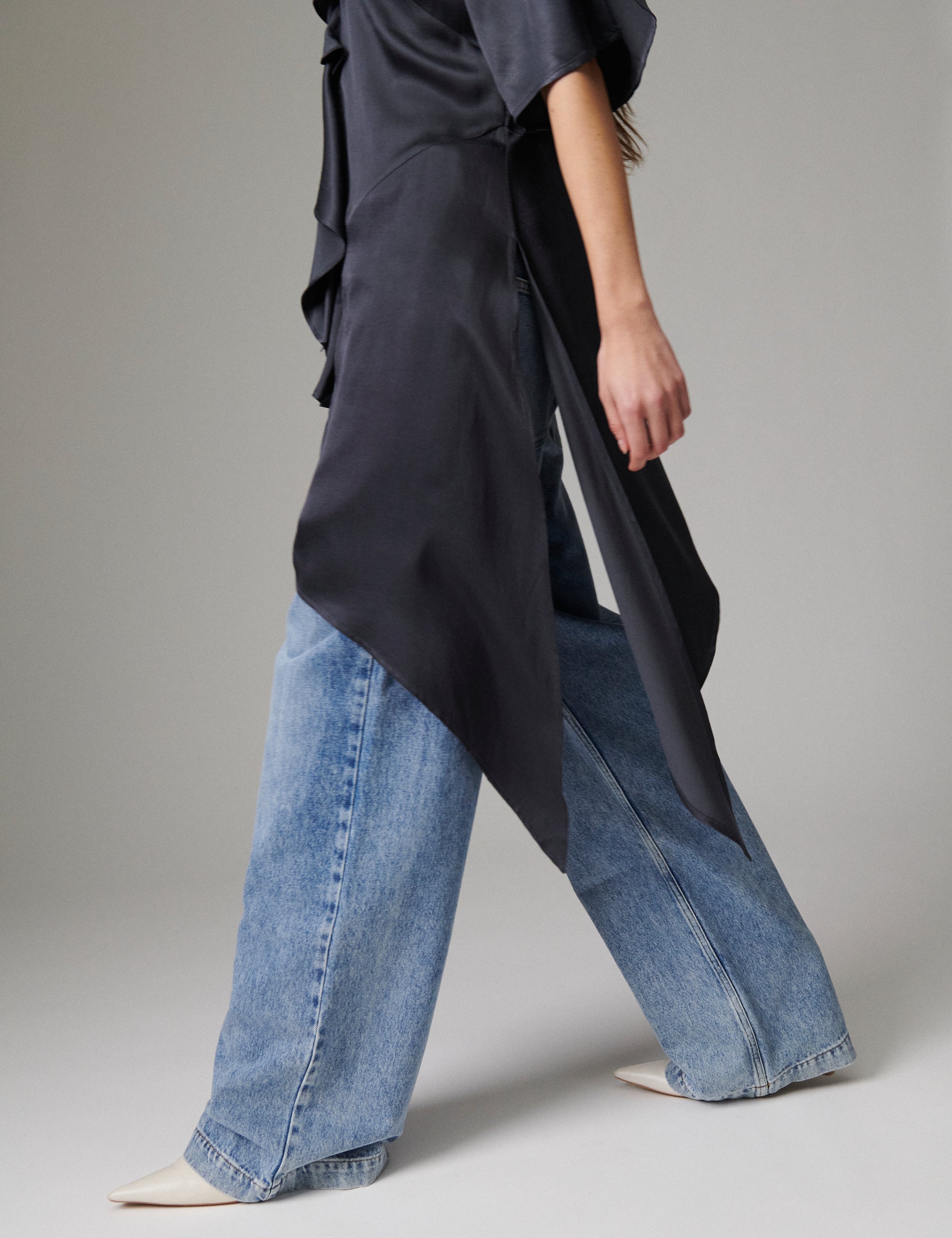 DAY Birger ét Mikkelsen Valor - Silky Touch - Bluse Bluse 194104 EBONY