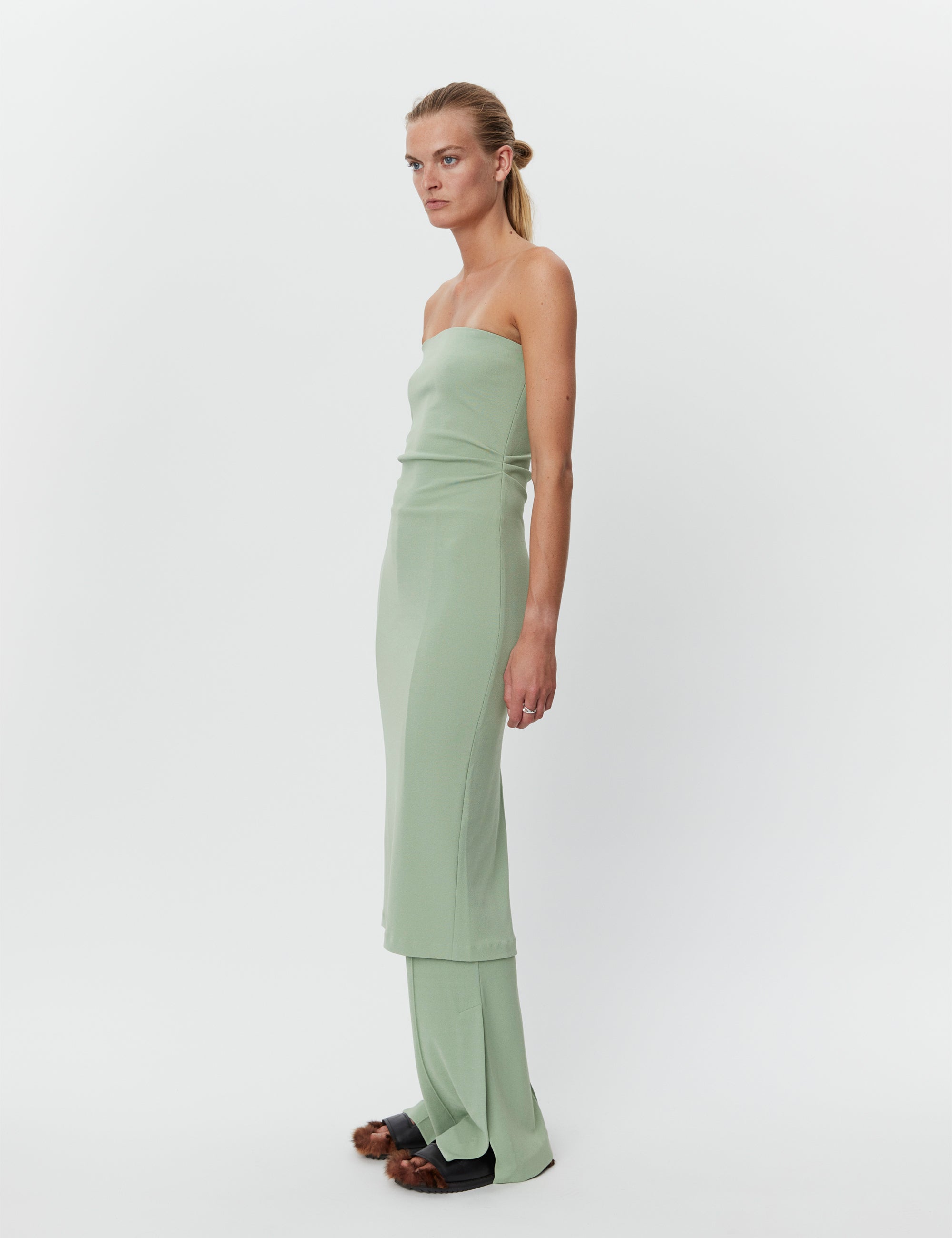 DAY Birger ét Mikkelsen Wagner - All Day Jersey Pants 500097 ALGAVE GREEN