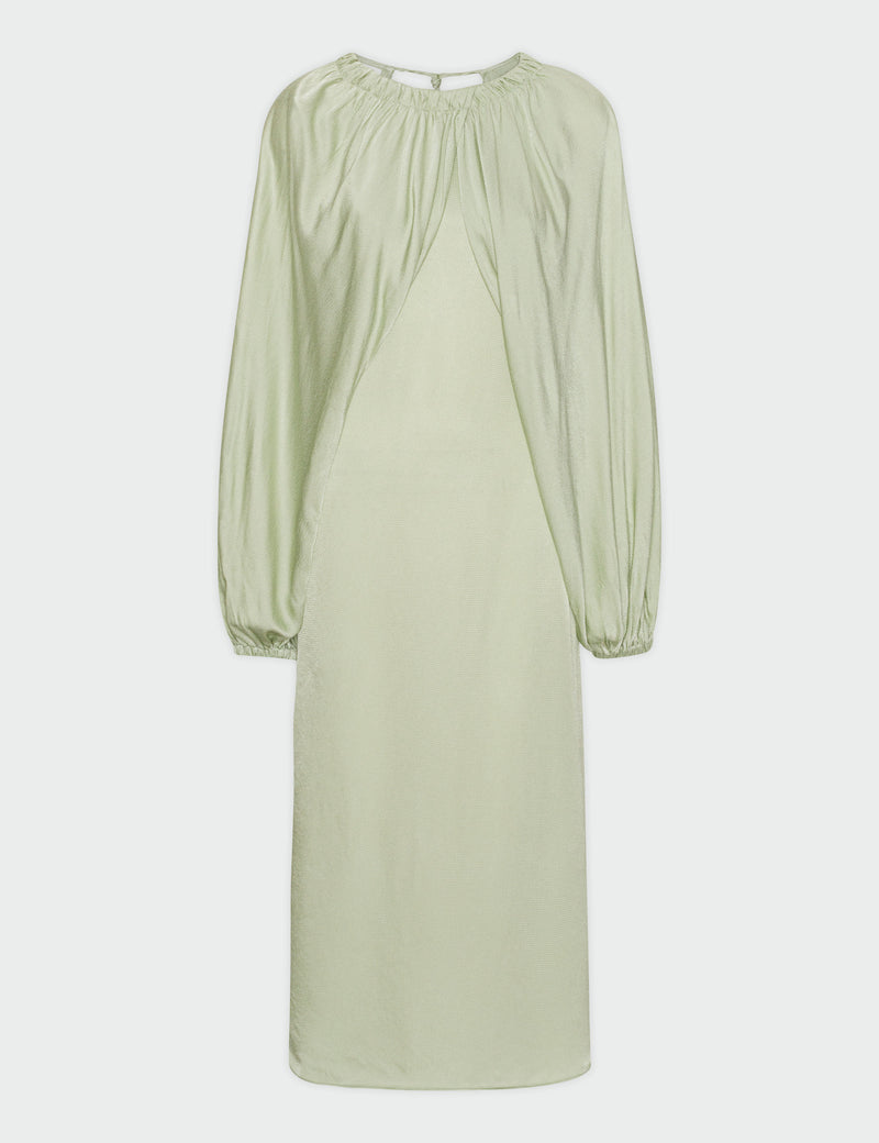 DAY Birger ét Mikkelsen Whitney - Fluid Texture Dress 140114 CELADON GREEN
