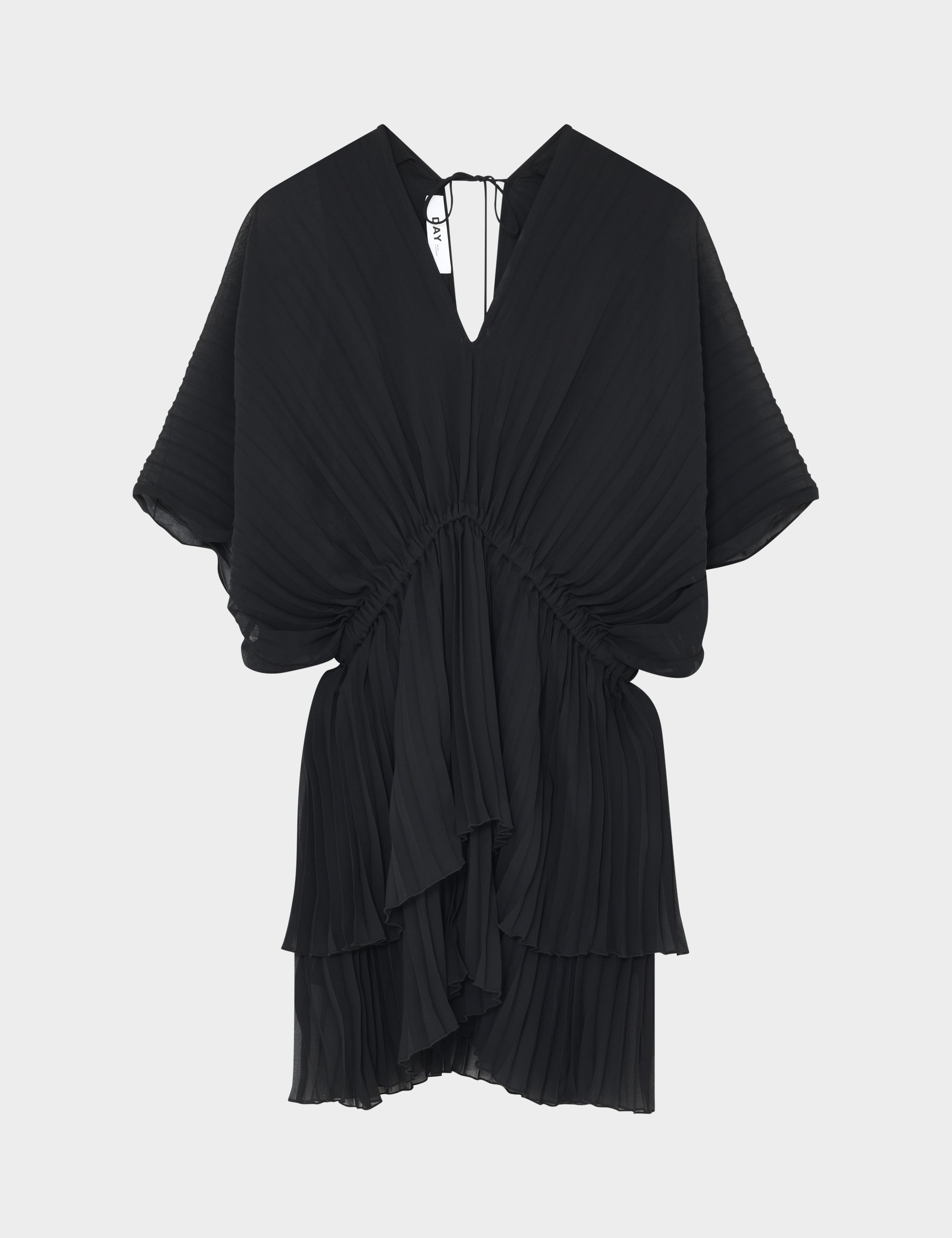 DAY Birger ét Mikkelsen Young - Chiffon Plisse Kjole 190303 Black