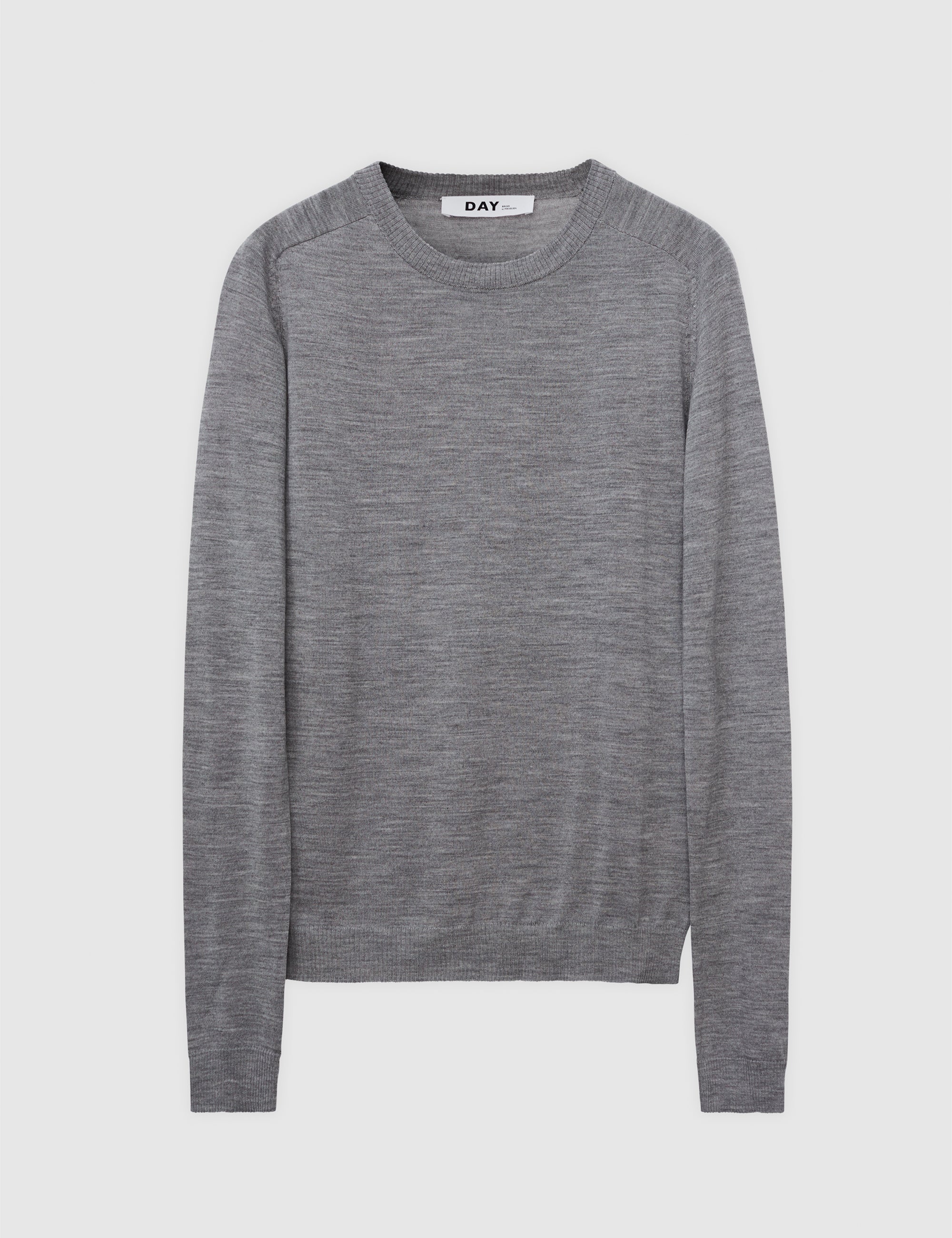 DAY Birger ét Mikkelsen Annabelle - Daily Elements Pullover 500006 MEDIUM GREY MELANGE