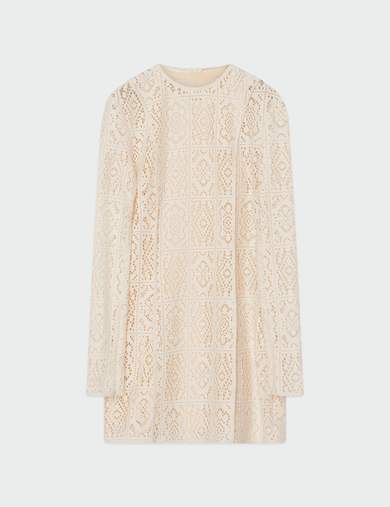 DAY Birger ét Mikkelsen Zane - Cotton Crochet Lace Dress 110104 VANILLA ICE